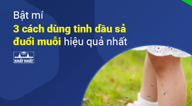 Bật mí 3 cách dùng tinh dầu sả đuổi muỗi hiệu quả