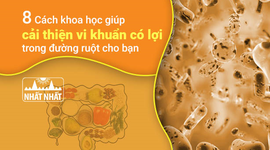 8 Cách khoa học giúp cải thiện vi khuẩn có lợi trong đường ruột