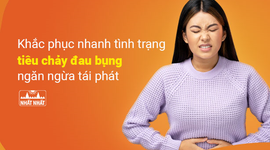 Khắc phục nhanh tình trạng tiêu chảy đau bụng, ngăn ngừa tái phát
