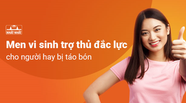Men vi sinh – trợ thủ đắc lực cho người hay bị táo bón