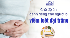 Chế độ ăn dành riêng cho người bị viêm loét đại tràng