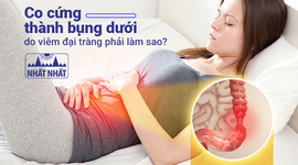 Co cứng thành bụng dưới do viêm đại tràng phải làm sao?
