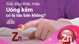 Giải đáp thắc mắc: “Uống kẽm có bị táo bón không?”
