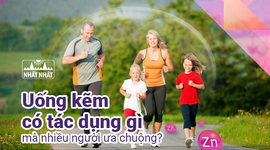 Uống kẽm có tác dụng gì mà nhiều người ưa chuộng?