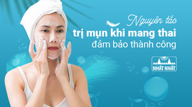 Nguyên tắc trị mụn khi mang thai đảm bảo thành công