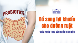 Bổ sung lợi khuẩn cho đường ruột – “chìa khóa” cho sức khỏe toàn diện