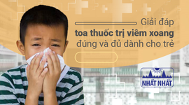 Giải đáp toa thuốc trị viêm xoang đúng và đủ dành cho trẻ
