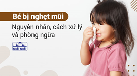 Bé bị nghẹt mũi: Nguyên nhân, cách xử lý và phòng ngừa