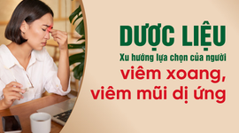 Dược liệu – Xu hướng lựa chọn của người viêm xoang, viêm mũi dị ứng