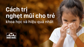 Cách trị nghẹt mũi cho trẻ khoa học và hiệu quả