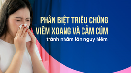 Phân biệt triệu chứng viêm xoang và cảm cúm tránh nhầm lẫn nguy hiểm