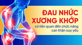 Đau nhức xương khớp có liên quan đến chức năng can thận suy yếu