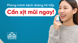 Phòng tránh bệnh đường hô hấp: Cần xịt mũi ngay!