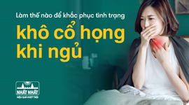 Làm thế nào để khắc phục tình trạng khô cổ họng khi ngủ?