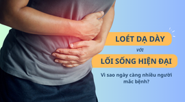 Loét dạ dày và lối sống hiện đại: Vì sao ngày càng nhiều người mắc?