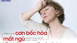 Chấm dứt các cơn bốc hỏa, mất ngủ của phụ nữ sau tuổi 40 trong 1-2 tuần. Rất khó nhưng đã có cách!