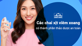 Các chai xịt viêm xoang có thành phần thảo dược an toàn