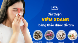 Cải thiện viêm xoang tại nhà bằng thảo dược dễ tìm