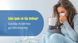 Cảm lạnh có lây không? Giải đáp chi tiết theo góc nhìn khoa học