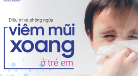Điều trị và phòng ngừa viêm mũi xoang ở trẻ em