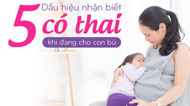 5 Dấu hiệu nhận biết có thai khi đang cho con bú