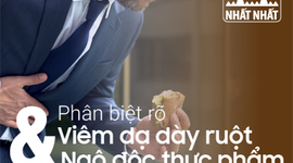 Viêm dạ dày ruột và ngộ độc thực phẩm: Điều trị đúng cần phân biệt rõ