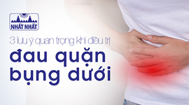 3 lưu ý quan trọng khi điều trị đau quặn bụng dưới do viêm đại tràng
