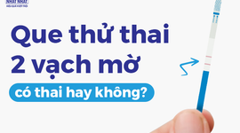 Giải đáp: Que thử thai 2 vạch mờ là có thai hay không ?
