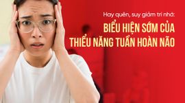 Hay quên, suy giảm trí nhớ: Biểu hiện sớm của thiểu năng tuần hoàn não