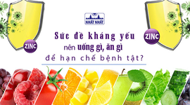 Sức đề kháng yếu nên uống gì, ăn gì để hạn chế bệnh tật?