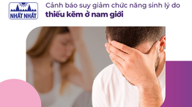 Cảnh báo suy giảm chức năng sinh lý do thiếu kẽm ở nam giới