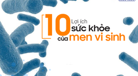 10 Lợi ích sức khỏe khó tin của men vi sinh