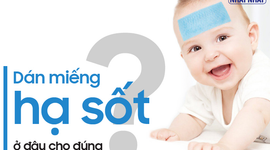 Giải đáp ngay cho mẹ thắc mắc “Dán miếng hạ sốt ở đâu cho đúng?”