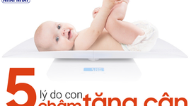 Tiêu chuẩn cân nặng ở trẻ và 5 lý do con chậm tăng cân