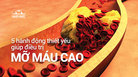 5 hành động thiết yếu giúp điều trị mỡ máu cao
