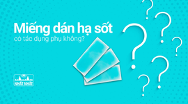 Miếng dán hạ sốt có tác dụng phụ không?