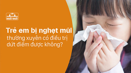 Trẻ em bị nghẹt mũi thường xuyên có điều trị dứt điểm được không?