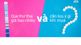 Que thử thai giá bao nhiêu và cần lưu ý gì khi mua que?