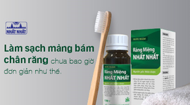 Làm sạch mảng bám chân răng chưa bao giờ đơn giản như thế!