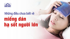 Những điều chưa biết về miếng dán hạ sốt người lớn
