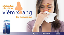 Những điều cần biết về bệnh viêm xoang mũi lúc chuyển mùa