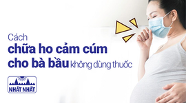 Cách chữa ho cảm cúm cho bà bầu không dùng thuốc