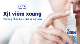 Xịt viêm xoang – phương pháp hiệu quả và an toàn