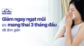 Giảm ngay ngạt mũi khi mang thai 3 tháng đầu rất đơn giản