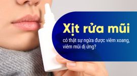 Xịt rửa mũi có thật sự ngừa được viêm xoang, viêm mũi dị ứng?
