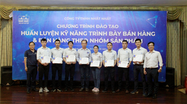 Đào tạo Kỹ năng trình bày bán hàng & Bán hàng theo nhóm SP: Nhất Nhất chú trọng đầu tư phát triển nhân sự
