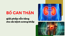 Bổ can thận – giải pháp nền tảng cho các bệnh xương khớp