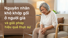 Nguyên nhân khô khớp gối ở người già và giải pháp hiệu quả thực sự