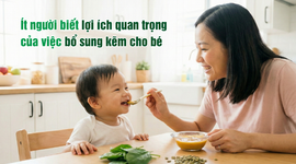 Ít người biết lợi ích quan trọng của việc bổ sung kẽm cho bé