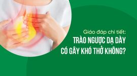 Giáo đáp chi tiết: Trào ngược dạ dày có gây khó thở không?